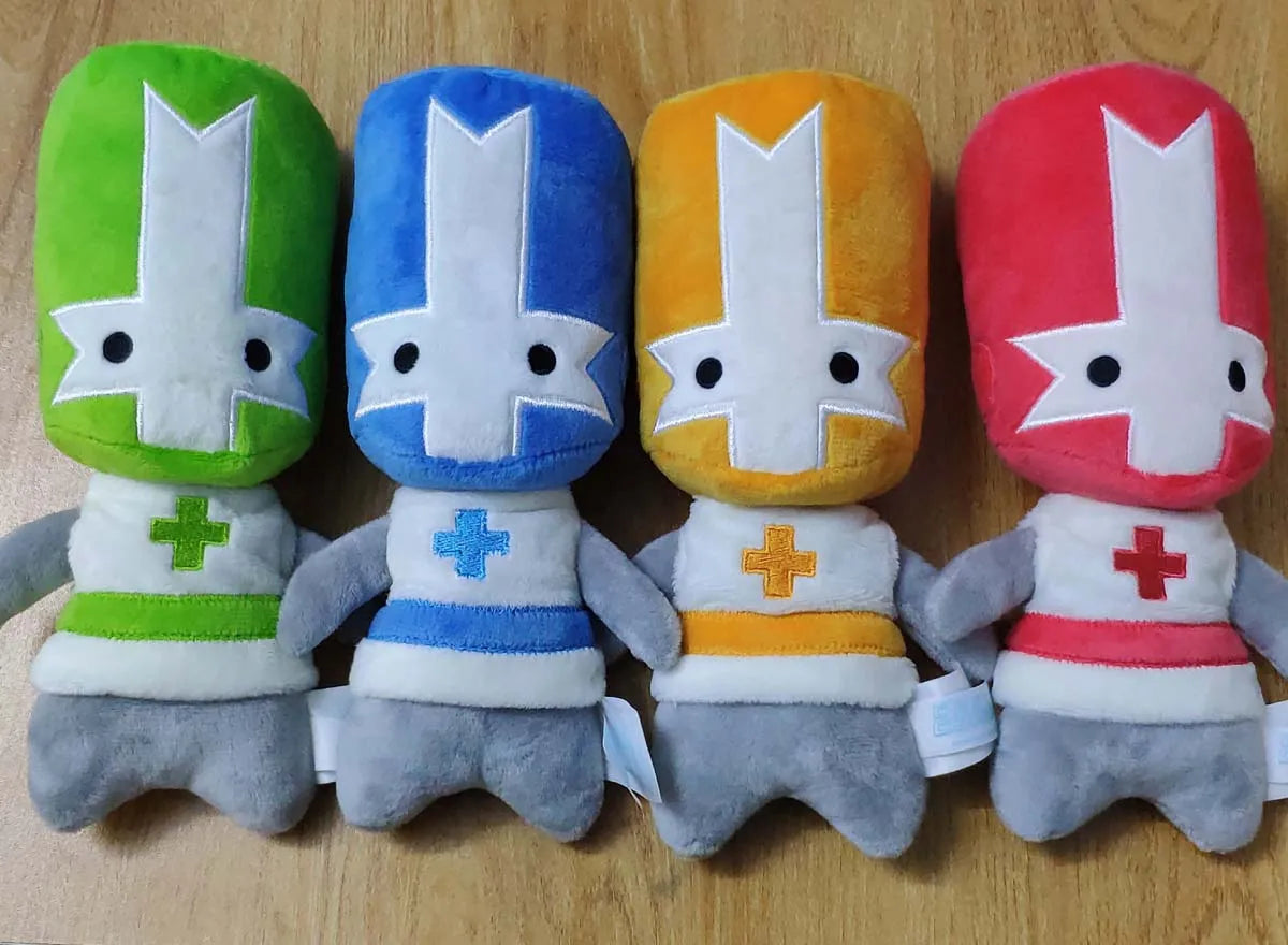Castle Crashers red Orange Knight stuffed plush toy new 20cm