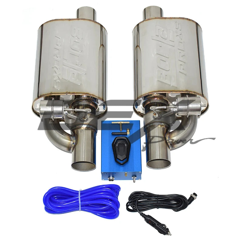 DEX Valved Exhaust Muffler Kit – Universal Stainless Steel