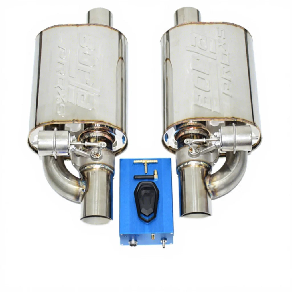 DEX Valved Exhaust Muffler Kit – Universal Stainless Steel