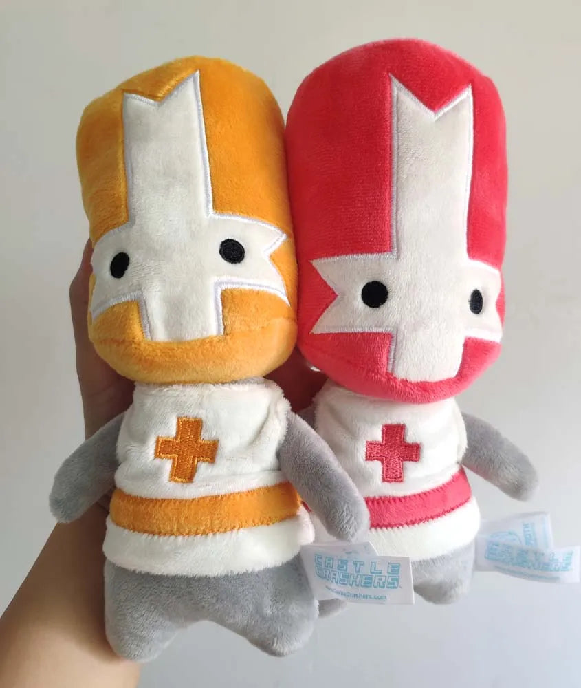 Castle Crashers red Orange Knight stuffed plush toy new 20cm