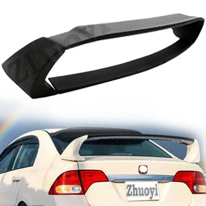 Car Parts 3 4 Stage GT Style ABS Rear Trunk Boot Spoiler for Honda Civic 2006-2011 8th Gen FD2 Type R Car Parts Tuning Accessory