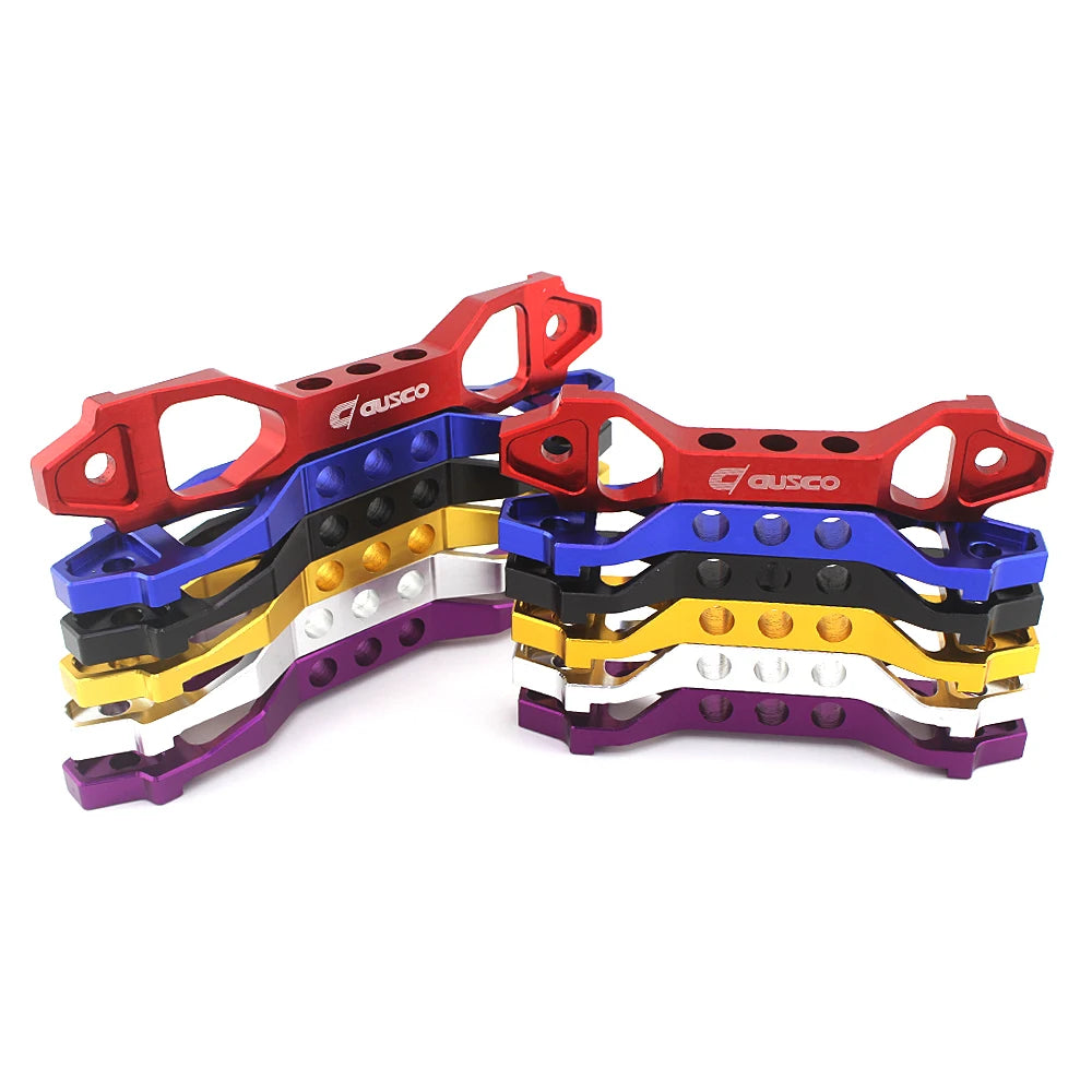 Causco Car Battery Tie Down Mount Bracket Brace Battery Billet Aluminum Fasten Bracket Holder Accessories for Honda Civic