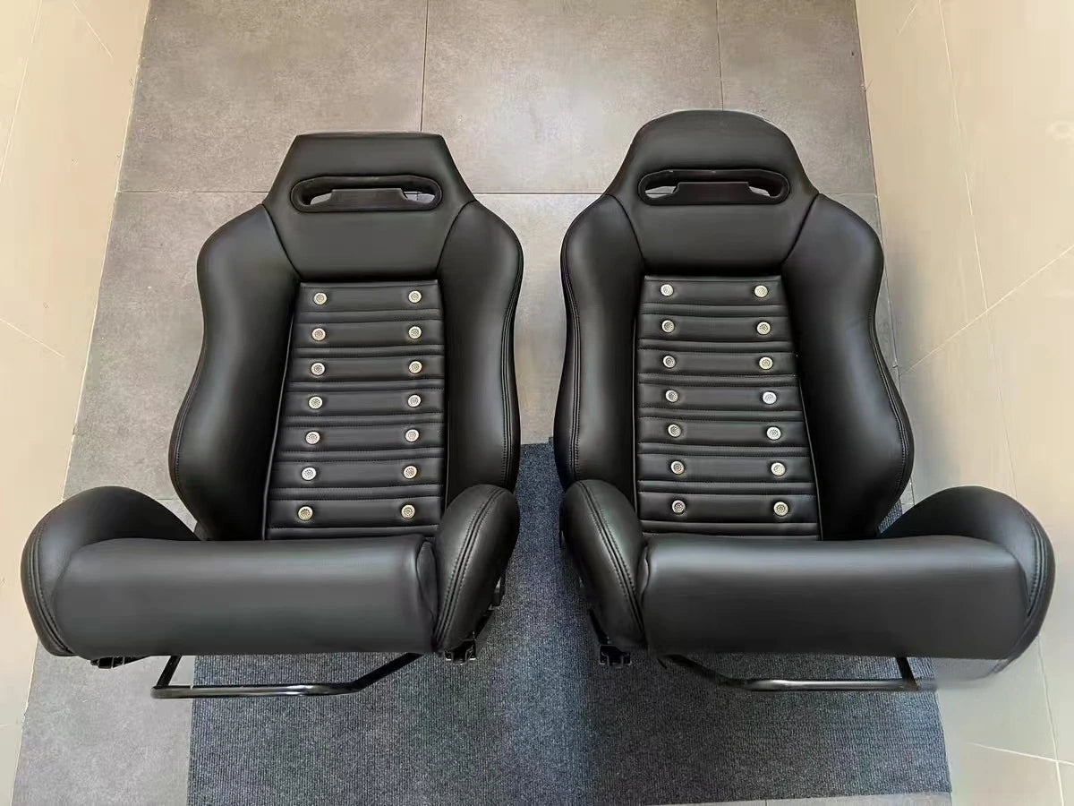 Universal Retro Vintage Racing Bucket Seats Classic Modified Sports Car VR Seats For Racing Simulator