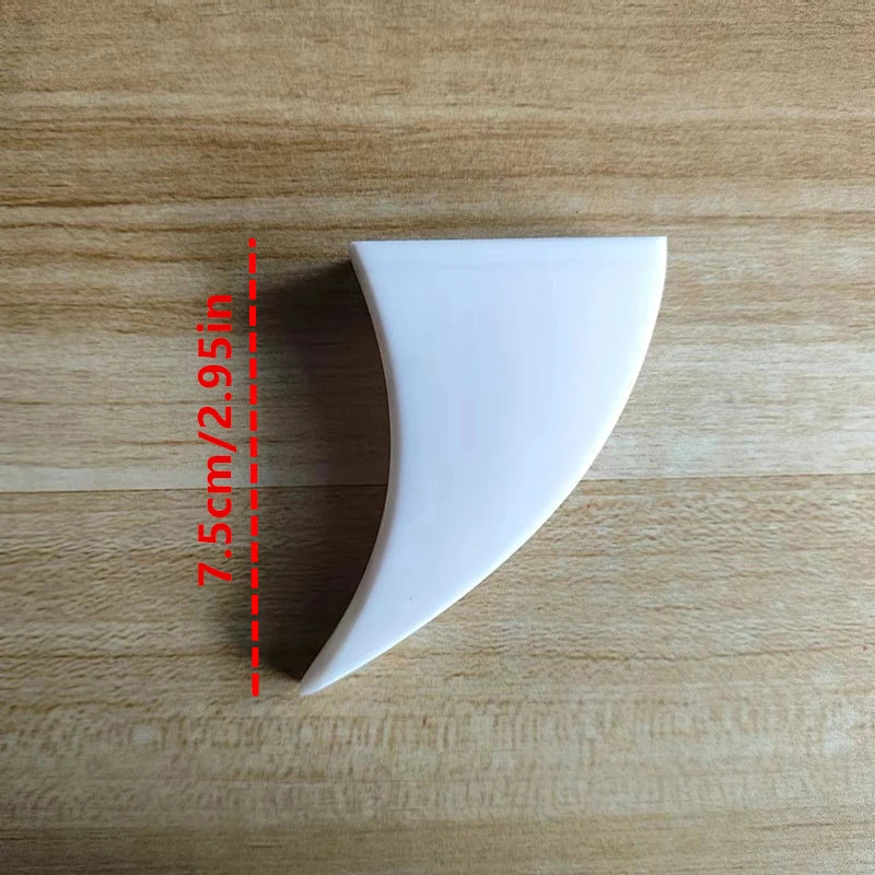 Car Teeth Halloween 2X 3D Vampire Fangs Car Teeth White Devil Horns Bumper Decor Waterproof Halloween Car Fangs For Halloween