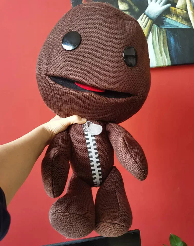 Little Big Planet Sackboy 60cm Funny Cute Big Plush Stuffed Toy Doll Game Related Toys Birthday Kids Friends Gift