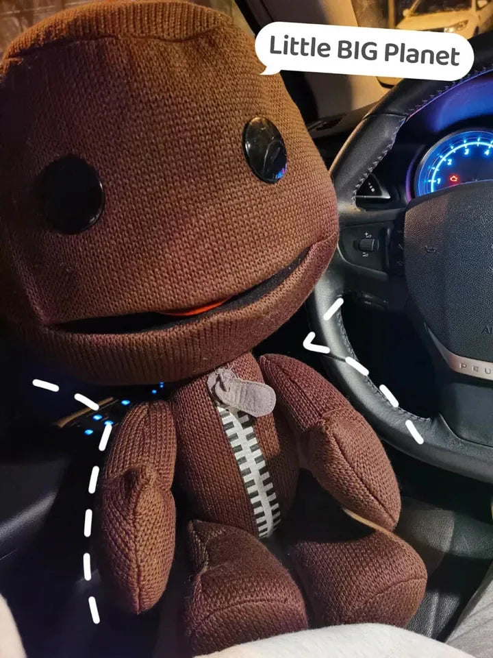 Little Big Planet Sackboy 60cm Funny Cute Big Plush Stuffed Toy Doll Game Related Toys Birthday Kids Friends Gift