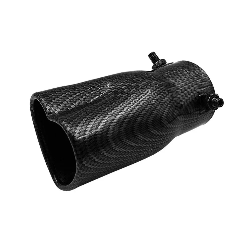 1PCS Universal stainless steel Heart shaped tail throat 63mm/2.5'' tail pipe muffler Car Muffler Tail Throat Modification