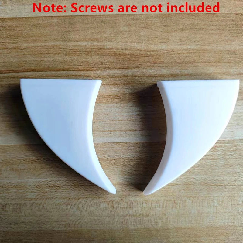 Car Teeth Halloween 2X 3D Vampire Fangs Car Teeth White Devil Horns Bumper Decor Waterproof Halloween Car Fangs For Halloween
