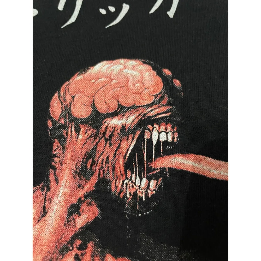 Resident Evil 2 Licker T-Shirt Men Summer Classic B.O.W. Horror Game Graphic Short Sleeve Oversized Streetwear Gamer Tee