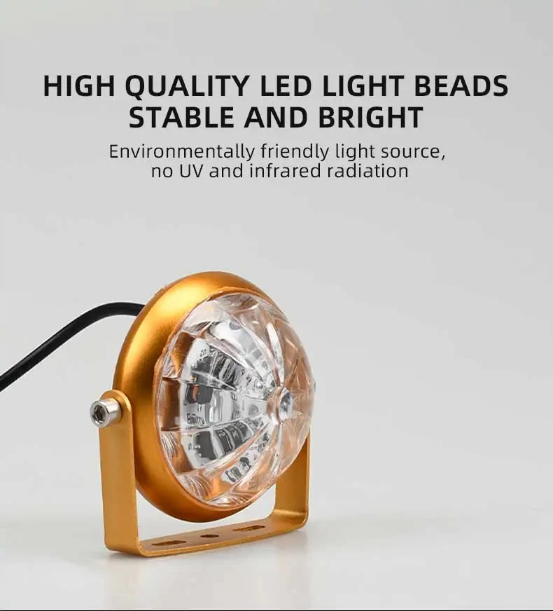 12-30V Truck Car LED Flashing Chassis 7 Color Tail Light Anti-Fog Parking Warning Light Motorcycle Car Neon Gecorative Lights