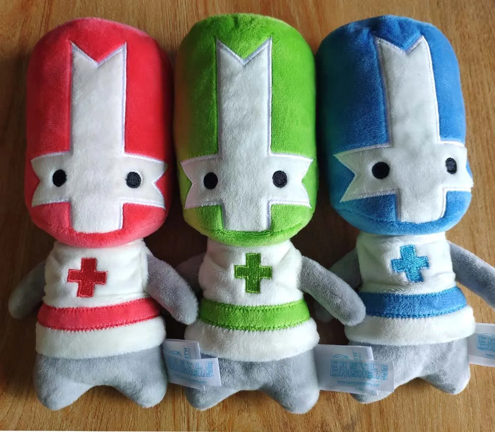 Castle Crashers red Orange Knight stuffed plush toy new 20cm