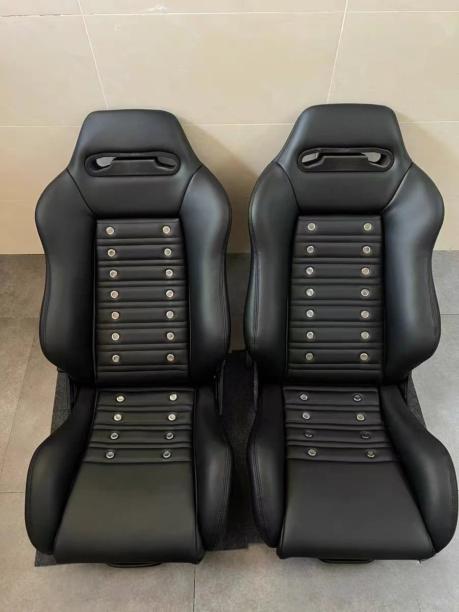 Universal Retro Vintage Racing Bucket Seats Classic Modified Sports Car VR Seats For Racing Simulator