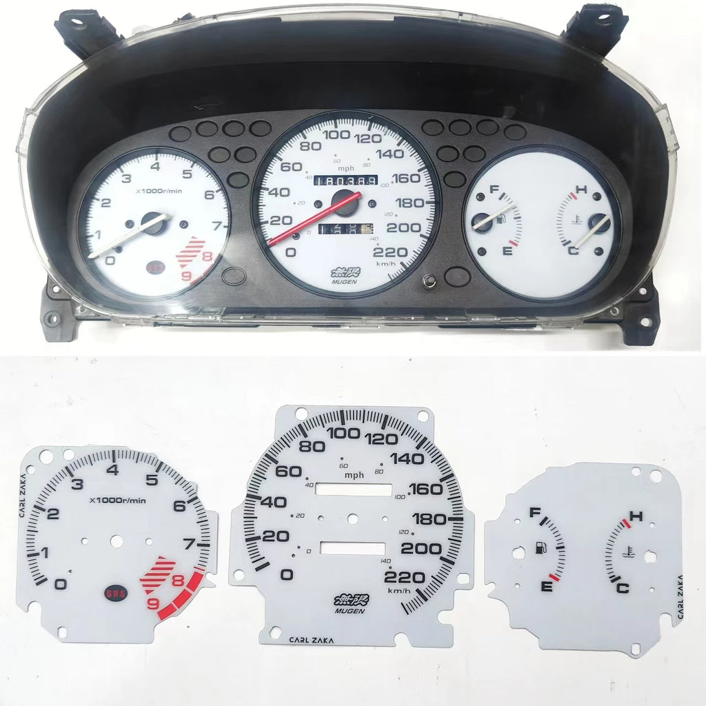 Gauge Faces MUGEN Style for Civic EK3 EK9 EK4 Instrument Cluster