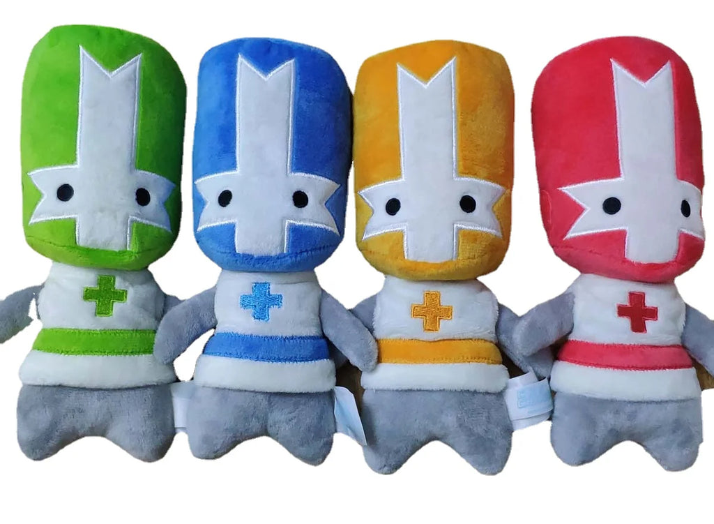 Castle Crashers red Orange Knight stuffed plush toy new 20cm